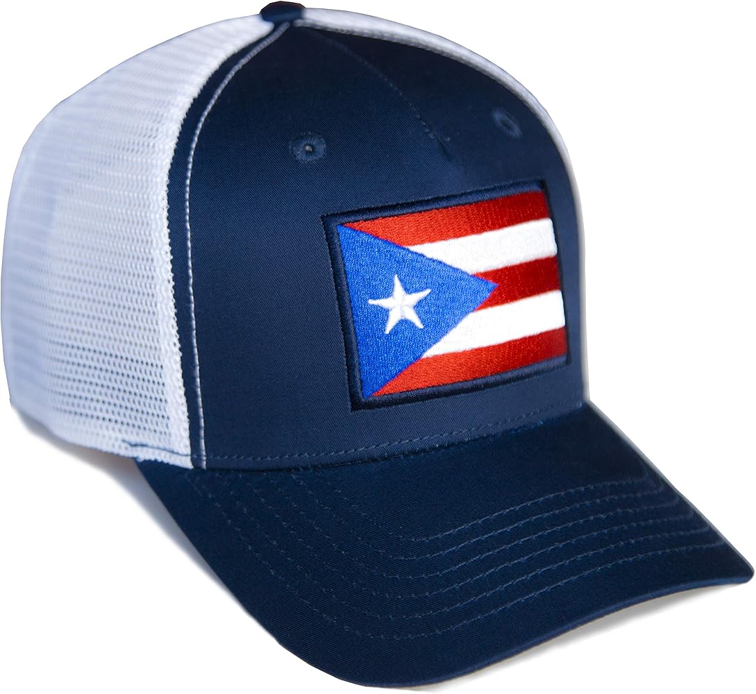 Flag Hats - Snapback Trucker Baseball Hat (Puerto Rico)