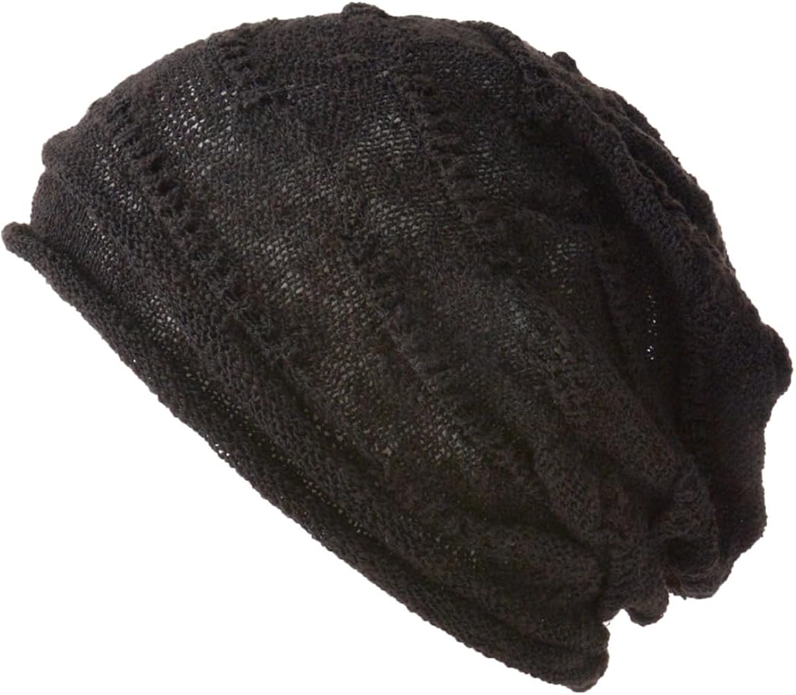 CHARM Mens Slouchy Summer Beanie - Womens Light-Weight Slouch Hat Cotton Cap