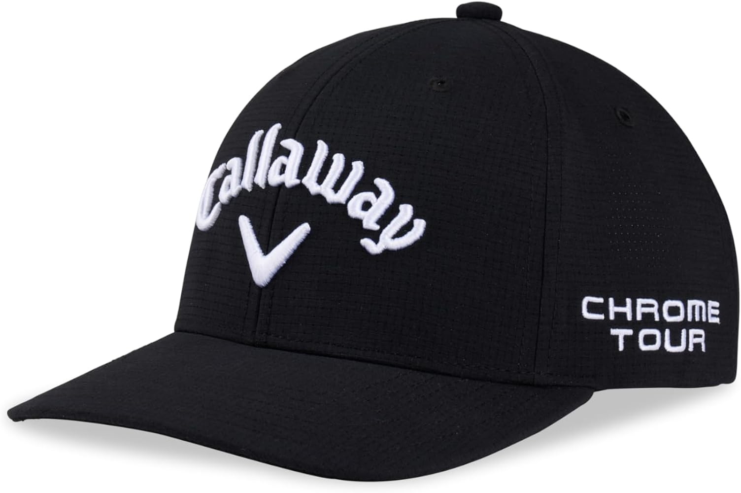 Callaway Golf Performance Pro Tour Cap Collection Headwear (OS, Black/White)