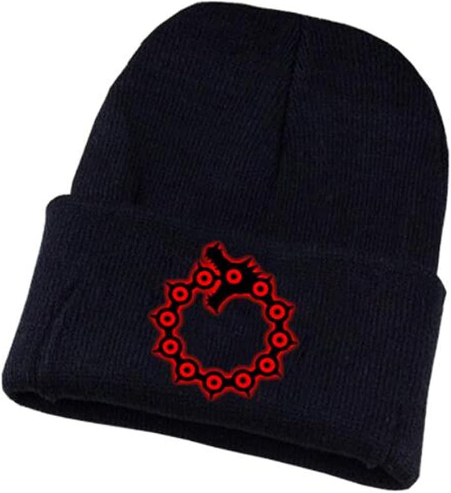 The Seven Deadly Sins Anime Beanie Hat for Men Women Unisex Knit Cuffed Hat Winter Soft Warm Skull Cap