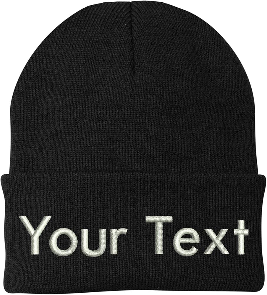 INK STITCH CP90 Design Your Own Beanie Custom Beanie - 22 Colors