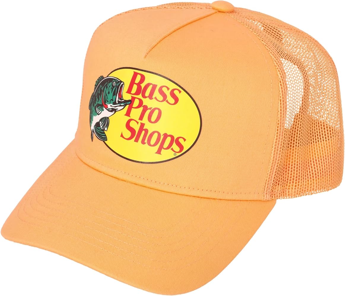 Bass Original Fishing Pro Trucker Hat Mesh Cap - Adjustable Snapback