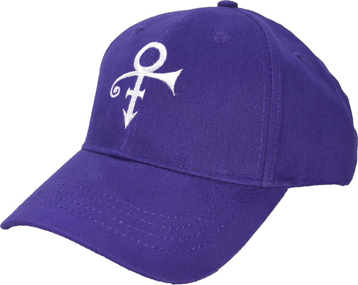 Prince Men's White Symbol Baseball Cap Adjustable Purple