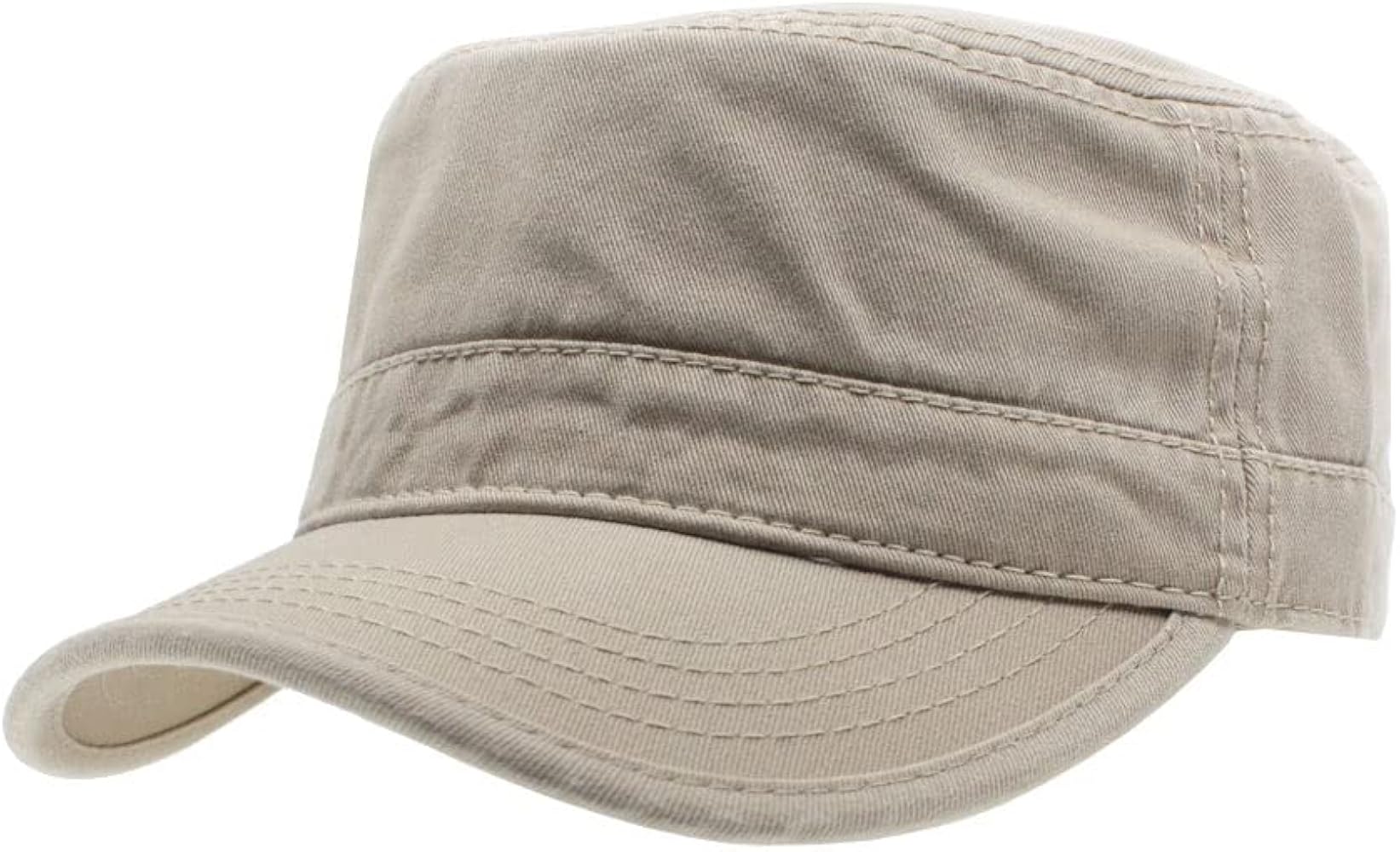 Washed Cadet Cotton Twill Adjustable Military Radar Caps